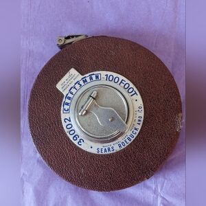 Craftsman 100 Foot Tape with Silver and Brown Finish